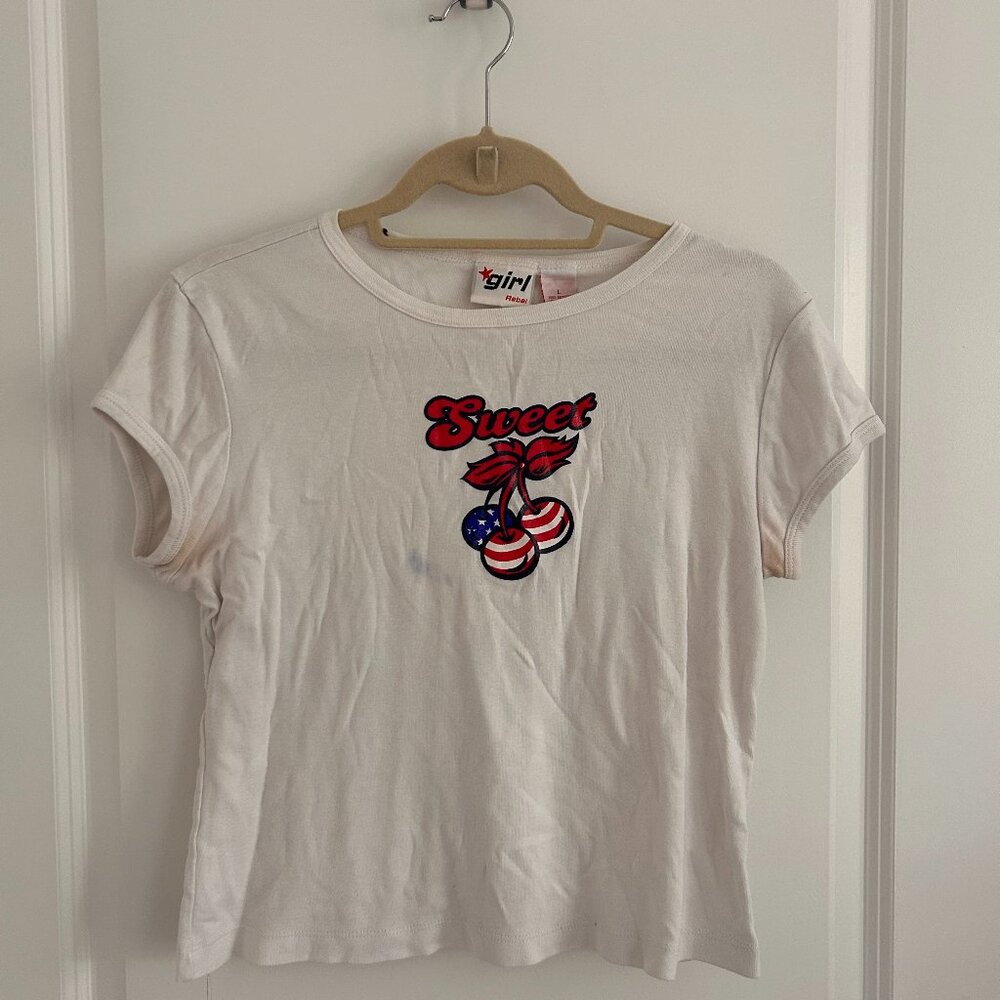 Vintage Star Girl Rebel Line Cherry Top